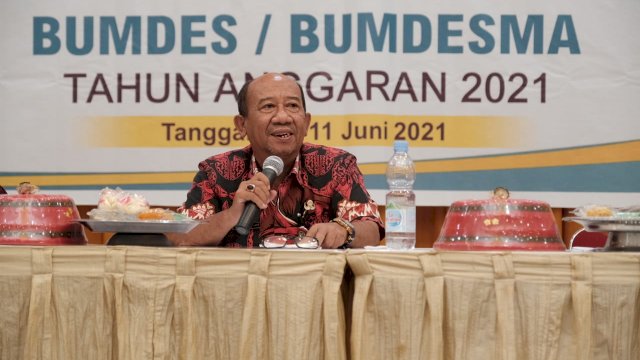 Kepala Dinas Pemberdayaan Masyarakat dan Desa Kabupaten Gowa, Muhammad Asrul.