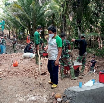 Hari Ke Tujuh Program TMMD ke-111 Kodim Selayar, Pembangunan Jalan Bitombang-Tola Tembus Lebih 3 KM