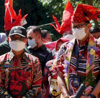 Di Kabupaten Gowa, Sandiaga Uno Kepincut Bassang dan Sikaporo