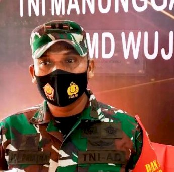 Letkol Adi Priatna Ingatkan Personil TMMD: Tetap Semangat Dan Utamakan Keselamatan Dalam Bekerja