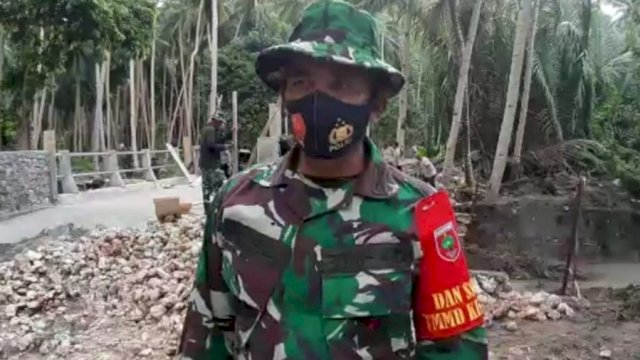 Hari ke Delapan TMMD 111 Kodim Selayar, Fokur Pengerjaan Drainase dan Masjid Kampung Tola