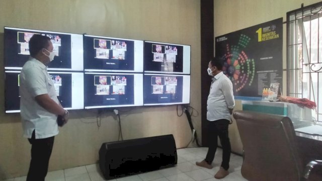 Kontrol Disiplin Protkes, Camat Makassar Bersama Master Covid Hadirkan Aplikasi Monitoring