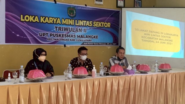 Puskesmas Malangke Gelar Lokakarya Mini Lintas Sektor, Bahas Pembangunan Kesehatan