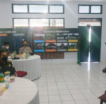 Letkol Kav Adi Priatna Paparkan Rangkaian Kegiatan TMMD 111 Selayar Ke Tim Wasev Mabes TNI