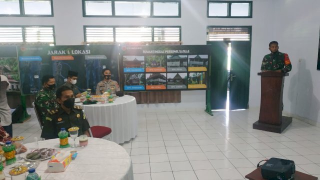 Letkol Kav Adi Priatna Paparkan Rangkaian Kegiatan TMMD 111 Selayar Ke Tim Wasev Mabes TNI