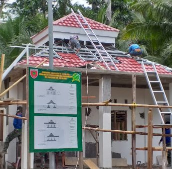 TMMD 111 Selayar, Pembangunan Masjid Kampung Tola Hampir Rampung