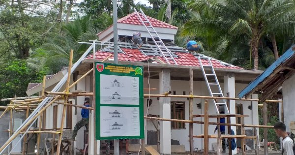 TMMD 111 Selayar, Pembangunan Masjid Kampung Tola Hampir Rampung