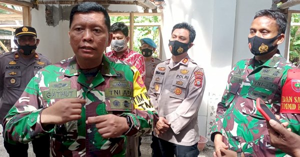 Pantau Prajurit Satgas TMMD di Selayar, Brigjen TNI Ghatut: Saya Bangga Dengan Kinerja Mereka