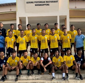 Siapkan Tim Lolos di Praporda, Ini yang Dilakukan Pelatih Sepak Bola Soppeng