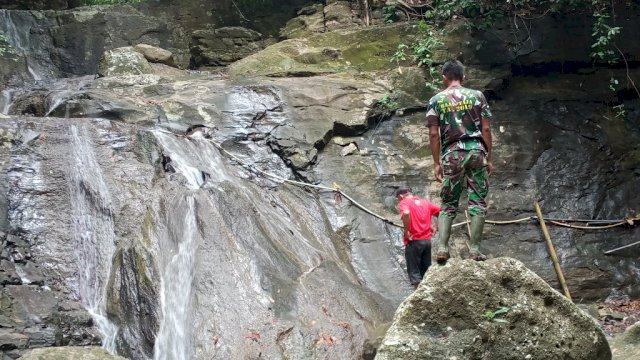 Ada Air Terjun Indah Dilokasi TMMD 111 Selayar