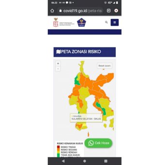 Kesembuhan Pasien Covid-19 Capai 96 persen, Sinjai Kembali Zona Kuning