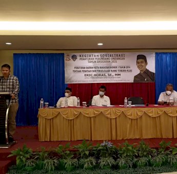Anggota DPRD Makassar Eric Horas Sosialisasikan Perda Penataan dan Pengelolaan RTH