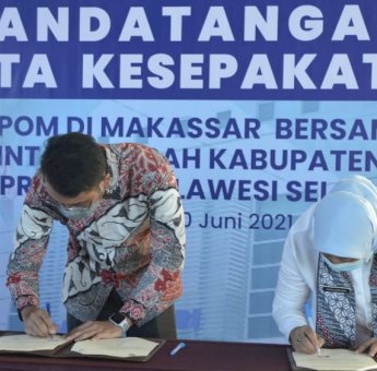 Tingkatkan Pengawasan Obat dan Makanan, Pemkab Sinjai dan BBPOM Teken MoU
