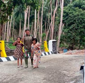 Pembukaan Akses Jalan Kampung Tua Bitombang-Tola oleh Satgas TMMD 111 Selayar, Mudahkan Anak-anak ke Sekolah