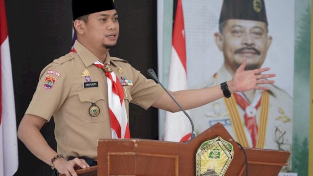 Ketua Kwartir Cabang Gowa, Adnan Purichta Ichsan.