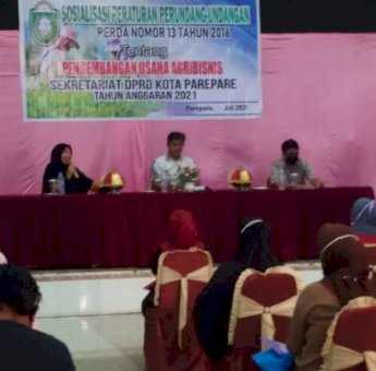 Sosialisasi Perda, Legislator Parepare Andi Fudail Paparkan Pentingnya Pengembangan Usaha Agribinis