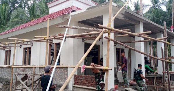 TMMD 111 Selayar, Pembangunan Masjid Kampung Tola Hampir Rampung