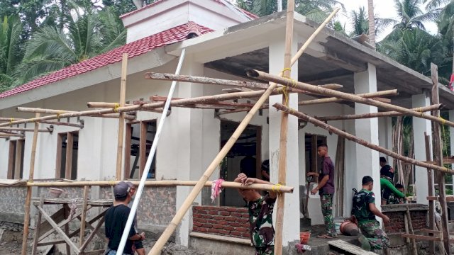 TMMD 111 Selayar, Pembangunan Masjid Kampung Tola Hampir Rampung