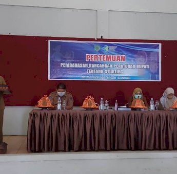Tetapkan 50 Lokus Penanganan Stunting, Pemda Lutra Revisi Perbup Nomor 8 Tahun 2021