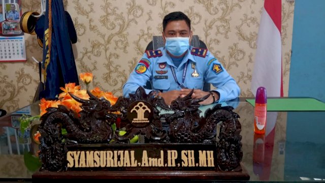 Kepala Rutan Kelas II B Watansoppeng, Syamsurijal. Amd.IP. SH., MH.