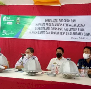 BPJS Ketenagakerjaan Sinjai Sosialisasi Jamsos ke Aparat Desa
