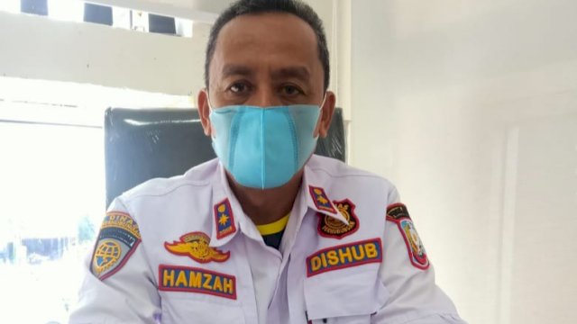 Kepala Dinas Perhubungan Kabupaten Soppeng, Hamzah.