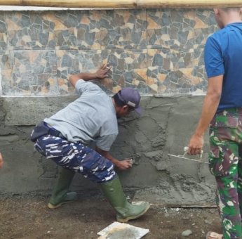 Kopka Dian, Anggota Satgas TMMD 111 Selayar yang Multitalenta