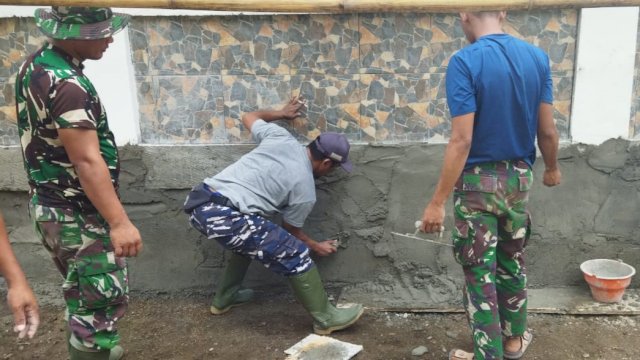 Kopka Dian, Anggota Satgas TMMD 111 Selayar yang Multitalenta