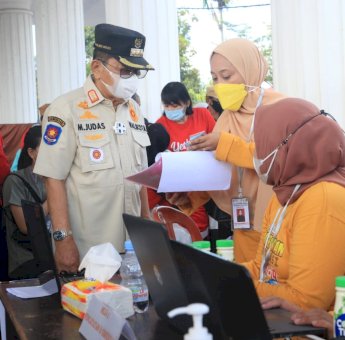 Judas Amir Tinjau Pelaksanaan Satu Juta Vaksin Covid-19