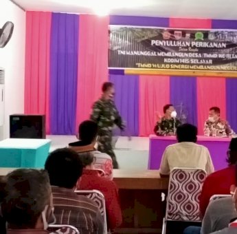 TMMD 111 Selayar Edukasi Masyarakat Tentang Perikanan