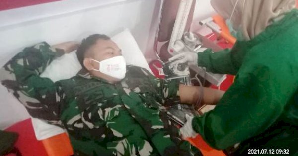 Rangkaian HUT Adyaksa ke 61, Satgas TMMD 111 Selayar Ikut Donor Darah