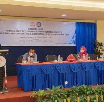 Sekda Buka Bimtek Peningkatan SDM BPD se Kabupaten Sinjai