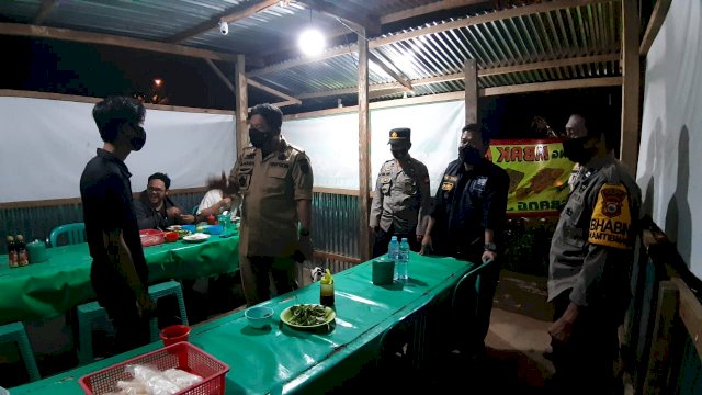 Sejumlah Pelaku Usaha Masih Ditemukan Langgar PPKM Mikro di Gowa