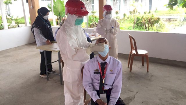 Hasil Swab Peserta Latsar Gelombang II Angkatan 43 Palopo Negatif Covid-19
