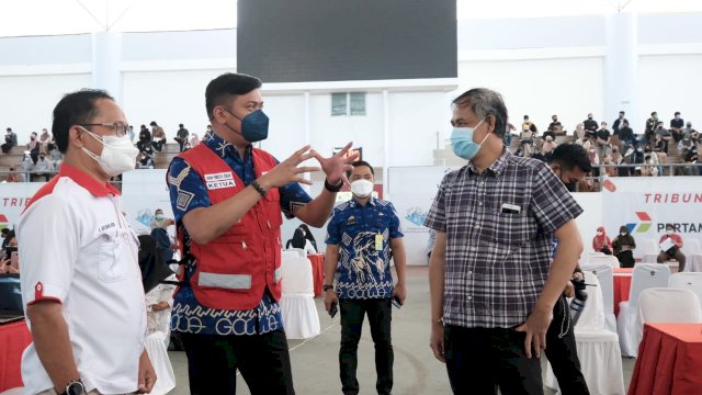 Ketua PMI Sulsel Apresiasi Vaksinasi Mahasiswa dan Alumni Unhas
