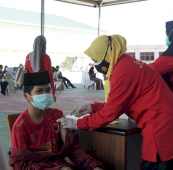BIN Sasar Vaksinasi Santri Madrasah di Kabupaten Gowa