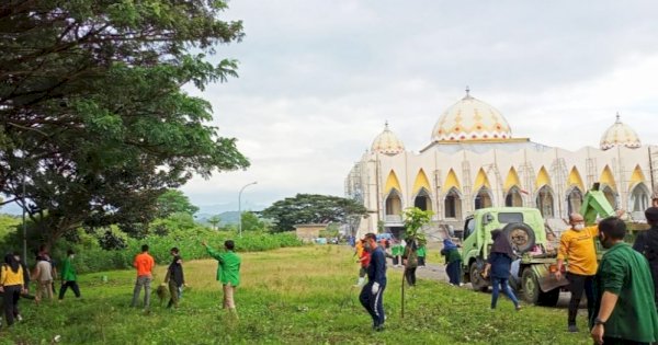 Jelang Idul Adha 1442 H, Pemkab Sinjai Gelar Kerja Bakti Massal di Kawasan Islamic Center