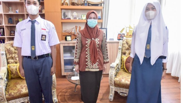 Oktavian dan Citra Kirana Pelajar Asal Lutra Ikut Pemusatan Pelatihan Paskibra Tingkat Provinsi