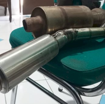 Agenda Rutin, Satlantas Polres Sinjai Terus Lakukan Razia Knalpot Bising