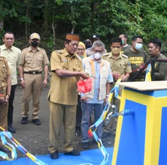 Bupati Soppeng Resmikan Program Pamsimas Desa Congko