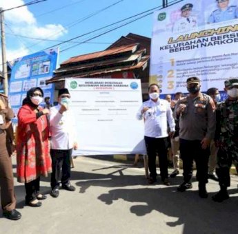 Judas Amir Launching Kelurahan Bersih Narkoba