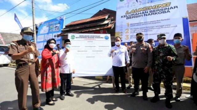 Judas Amir Launching Kelurahan Bersih Narkoba