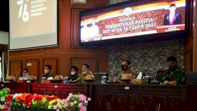 Peringatan HUT RI Ke-76 di Sinjai Kembali Digelar Secara Virtual