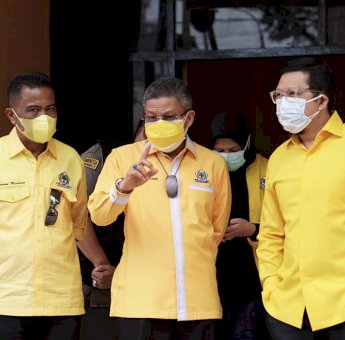 Berkunjung Ke Pinrang, Ahmad Doli dan Taufan Pawe Ajak Kader Solid Menangkan Airlangga di Pilpres 2024