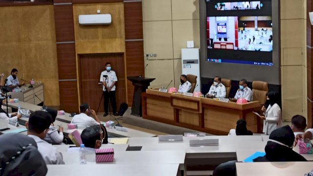 Rapat Money triwulan II Pemerintah Kota Parepare 2021.