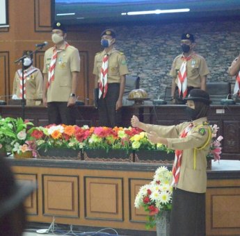 Kwarcab Pramuka Sinjai Gelar Upacara Ulang Janji, Ini Harapan Andi Seto