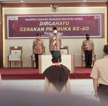 Adnan Purichta Ajak Seluruh Anggota Pramuka Kabupaten Gowa Kolaborasi Lawan Covid-19