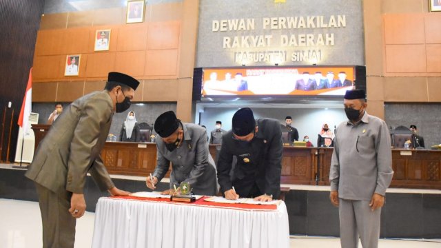 KUA-PPAS Perubahan Pemkab Sinjai 2021 Disetujui
