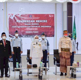206 Narapidana Rutan Kelas II B Masamba Dapat Remisi di HUT ke-76 RI