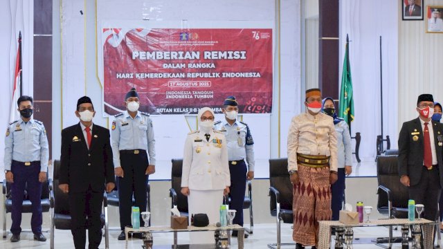 206 Narapidana Rutan Kelas II B Masamba Dapat Remisi di HUT ke-76 RI